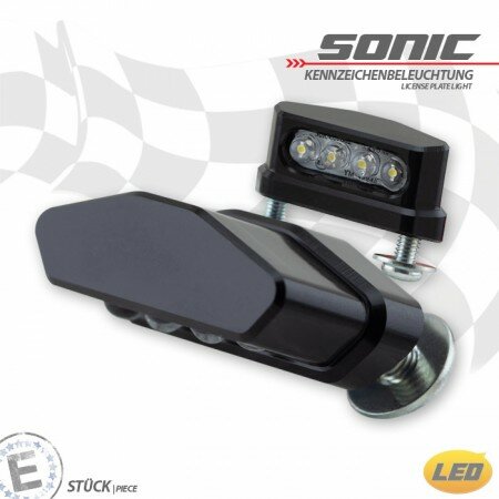 LED-Kennzeichenbeleuchtung | SONIC | Alu | M5