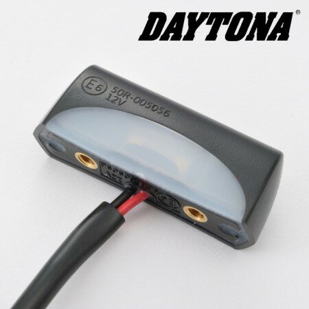 LED-Kennzeichenbeleuchtung Daytona | ABS | schwarz