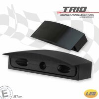 LED-KZB "TRIO" | CNC-Gehäuse | Alu | schwarz