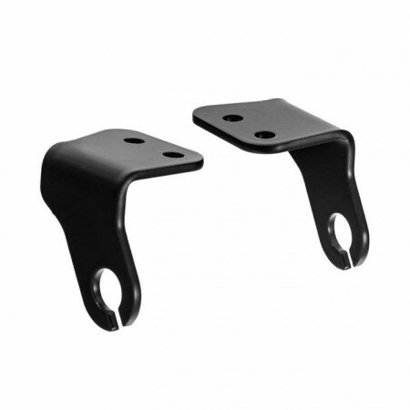 Haltewinkel | 8mm | schwarz Blinker mit 8mm Gewinde | Befestigung: 4mm