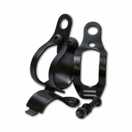 Blinkerhalter-Set | schwarz | Ø Gabel 30-45mm Paar