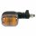 Miniblinker Duc-Style | schwarz | getönt | M10 45 x 61mm | VR/HL | 10W | E-geprüft
