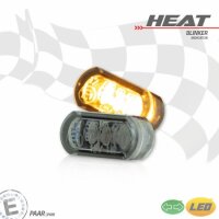 LED-Einbaublinker-Set | Heat | getönt | Paar...