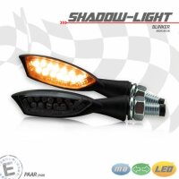 LED-Blinker "Shadow light" | Alu | schwarz M8 |...