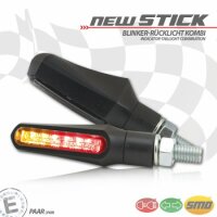 SMD-Blinker/RL "New Stick" | schwarz M8 | Paar...