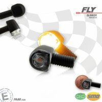 SMD-Blinker "Fly" | Alu | schwarz M6 | Paar |...