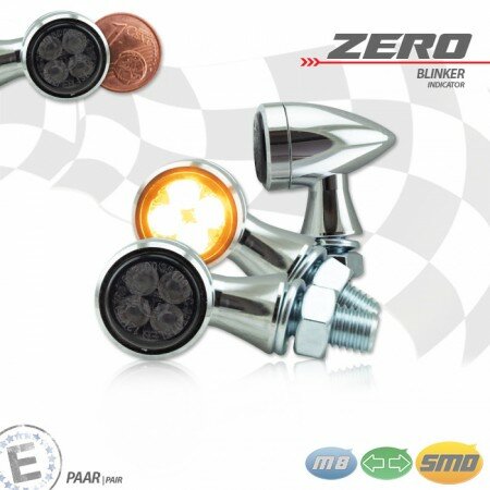 SMD-Blinker "Zero" | Alu | chrom