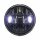 Scheinwerfereinsatz-LED "AREA" | 5-3/4"| schwarz Ø=143mm | Klar | Chromreflektor | E-geprüft