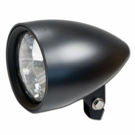 Scheinwerfer "Classic" | 4,5" | HS1 | schwarz | Standlicht | unten M10 | AØ 125mm | E-geprüft
