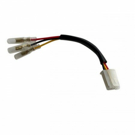 Adapterkabel "Rücklicht" | Suzuki GSF / Yamaha FZ6 3 Kabel mit Japan-Rundstecker weiblich Ø 3,5mm