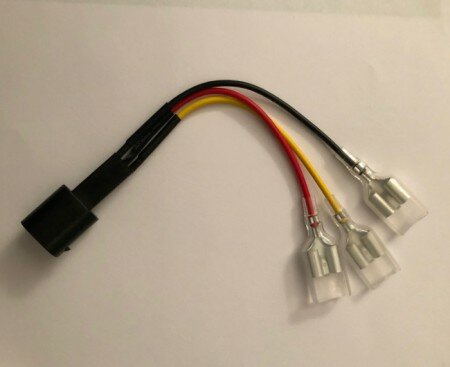 Adapterkabel "Rücklicht" | BMW 3 x Japan Doppel-Rundstecker weiblich Ø 3,5mm