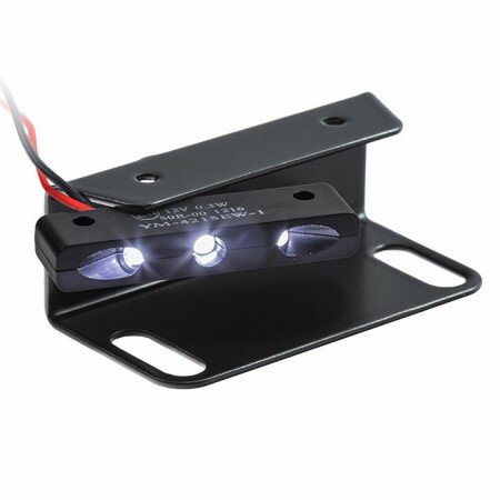 LED-KZB "TRIO" | mit Halter | schwarz | Typ: A 44 x 11 x 12mm | Lochabstand: 32 mm | E-geprüft