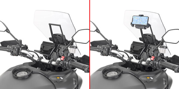 GIVI Querstange zur Montage am Windschild für Navi für Yamaha Tracer 9/GT (21-24)