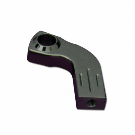 Lenkerhalter "Flat Style" | ALU/schwarz | 100 mm 50 mm Kröpfung | 12 mm Verschraubung