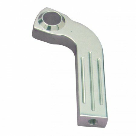 Lenkerhalter "Flat Style" | ALU/chrom | 150 mm 50 mm Kröpfung | 12 mm Verschraubung