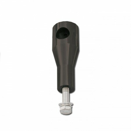 Lenkerhalter "Big Bone" | ALU/schwarz | 100 mm Zylinderform | gerade | 12mm Verschraubung