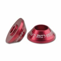 Konischer Zierring Paar | Alu 6061 | Rot | 6 mm