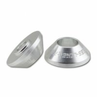 Konischer Zierring Paar | Alu 6061 | Silber | 6 mm