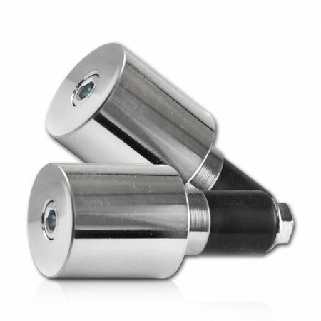 Lenkergewichte aus Stahl | verchromt | 204 Gramm für Stahllenker 7/8"-22 mm | Ø außen 30 mm