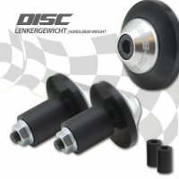 Lenkergewichte "Disc" | Alu | schwarz / silber...