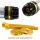 Zierring + Schraube gold eloxiert "Magic" Paar