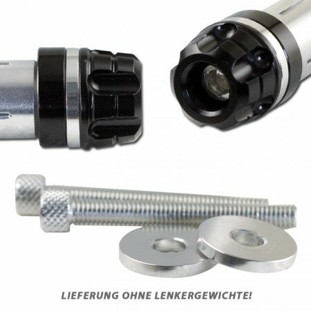 Zierring + Schraube silber eloxiert "Magic" Paar