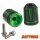 Daytona Lenkergewichte "Scratch" | grün eloxiert Kawasaki 8mm System | Paar | ALU