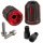 Daytona Lenkergewichte "Scratch" | rot eloxiert Yamaha M16 System | Paar | ALU