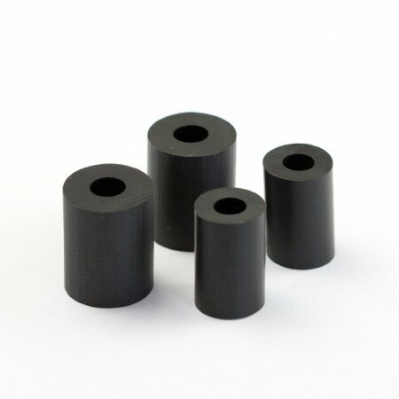 Lenkerenden-Gummiset | 1 Set (4 Stück) | I-Ø 6,2mm 2 x A-Ø 16,5 mm + 2 x A-Ø 13,2 mm | H 20,5 mm