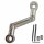Adapter Bremsbehälter| silber eloxiert | Aluminium 2-Fach 180° und Verschraubung 360° verstellbar
