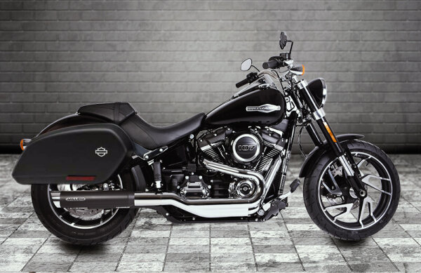 Miller Destiny  Euro 5 Slip-On Auspuff für Harley Davidson Sport Glide
