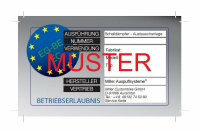 Miller EG/BE Servicekarte (ABE)  Servicekarte in...