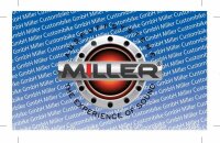 Miller EG/BE Servicekarte (ABE)  Servicekarte in...