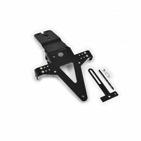 Kennzeichenhalter | YAMAHA YZF 125R | 08-13 verstellbar | schwarz | inkl. Reflektorhalter