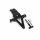 Kennzeichenhalter | YAMAHA YZF 125R | 08-13 verstellbar | schwarz | inkl. Reflektorhalter