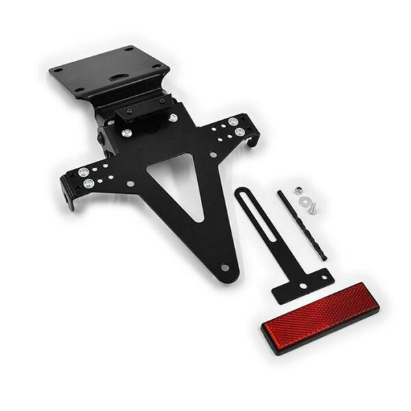 Kennzeichenhalter-Set | YAMAHA FZ8/Fazer | 10-16 verstellbar | inklusive Reflektor | Halter | KZB