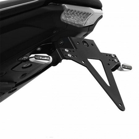 Kennzeichenhalter | YAMAHA MT 125 | 20-26 verstellbar | schwarz | inkl. Reflektorhalter