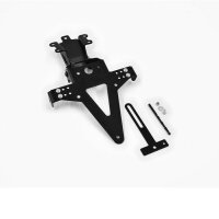 Kennzeichenhalter | YAMAHA MT 07 | 13-20 verstellbar | schwarz | inkl. Reflektorhalter