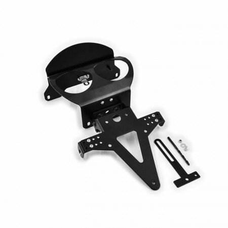 Kennzeichenhalter | SUZUKI GSR 600 | 06-11 verstellbar | schwarz | inkl. Reflektorhalter
