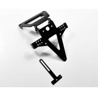 Kennzeichenhalter | SUZUKI GSX-R 1000 | 03-04 verstellbar | schwarz | inkl. Reflektorhalter