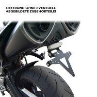 Kennzeichenhalter | SUZUKI GSX 1300 B-King | 07-12 verstellbar | schwarz | inkl. Reflektorhalter