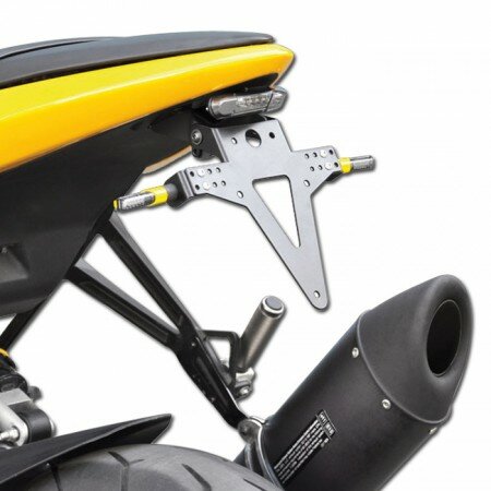 Kennzeichenhalter | BUELL Racing 1190 SX / RX / EB verstellbar | schwarz | inkl. Reflektorhalter