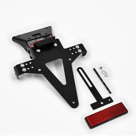 Kennzeichenhalter-Set | KAWA Z/Ninja 300 | 13-17 verstellbar | inklusive Reflektor | Halter | KZB