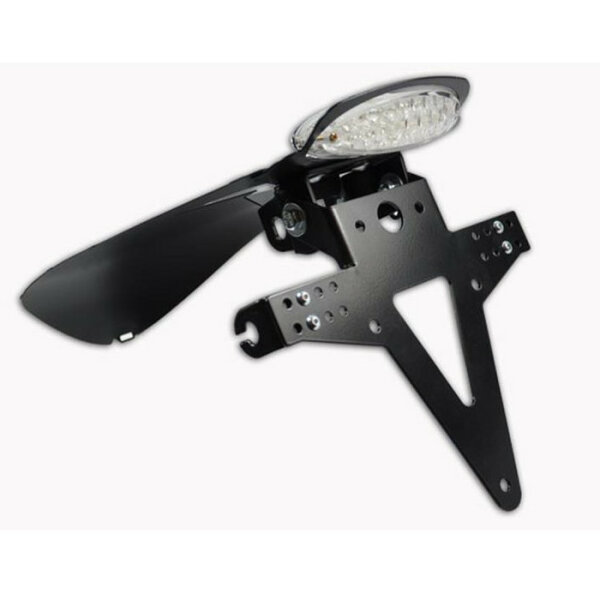 Kennzeichenhalter | HONDA CBR1000RR | 08-09 verstellbar | schwarz | inkl. Reflektorhalter