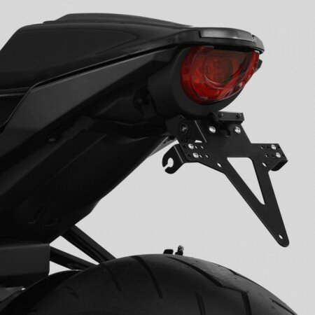 Kennzeichenhalter-Set | Honda CB 1000 R BJ 2021-24 verstellbar | T-Stück + Reflektor + Beleuchtung