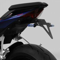 Kennzeichenhalter | APRILIA RS660/Tuono | -25 verstellbar | schwarz | inkl. Reflektorhalter