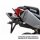 Kennzeichenhalter | APRILIA SL750 / GT Shiver verstellbar | schwarz | inkl. Reflektorhalter