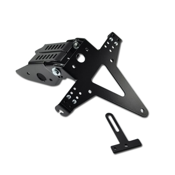 Kennzeichenhalter | APRILIA SMV750 Dorso | 08-11 verstellbar | schwarz | inkl. Reflektorhalter