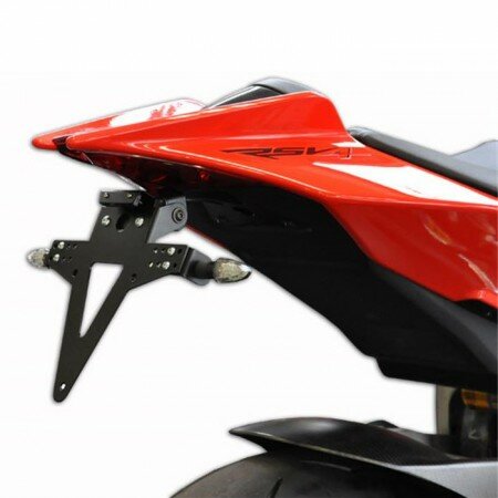 Kennzeichenhalter-Set | APRILIA RS4 / V4 | Tuono verstellbar | inklusive Reflektor | Halter | KZB