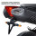 Kennzeichenhalter | APRILIA SMV750/ 900/ 1200 verstellbar | schwarz | inkl. Reflektorhalter
